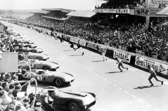 Salida 24 horas de Le Mans de 1955 (Foto: archivo Eventos del Motor)